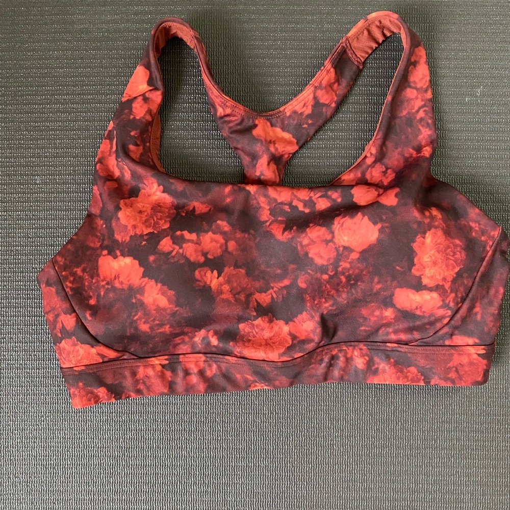 Athleta D-DD+ Ultimate Sports Bra Floral Print